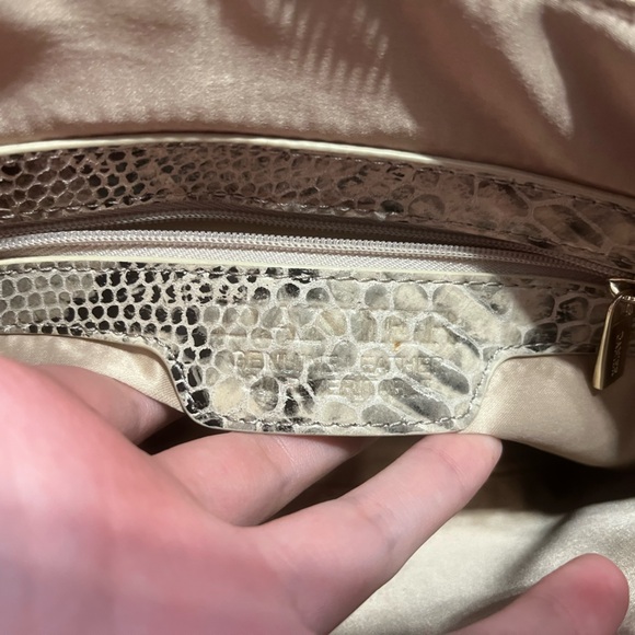 Danier | Genuine Leather Snakeskin Crossbody Bag - Picture 6 of 12